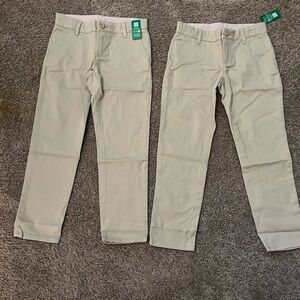 2 pairs size 6 kids Gap Khaki pants